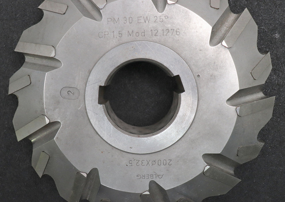 Bild des Artikels ALBERG-Zahnstangen-Formfräser-kreuzverzahnt-CP-1,5-m=-12,1276-25°-EGW