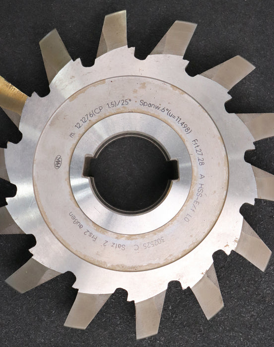 Bild des Artikels PWS-Zahnstangen-Formfräser-CP-1,5-m=-12,1276-EGW-25°-Spanwinkel-6°