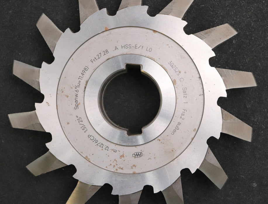 Bild des Artikels PWS-Zahnstangen-Formfräser-CP-1,5-m=-12,1276-EGW-25°-Ø215x39Ø50mm