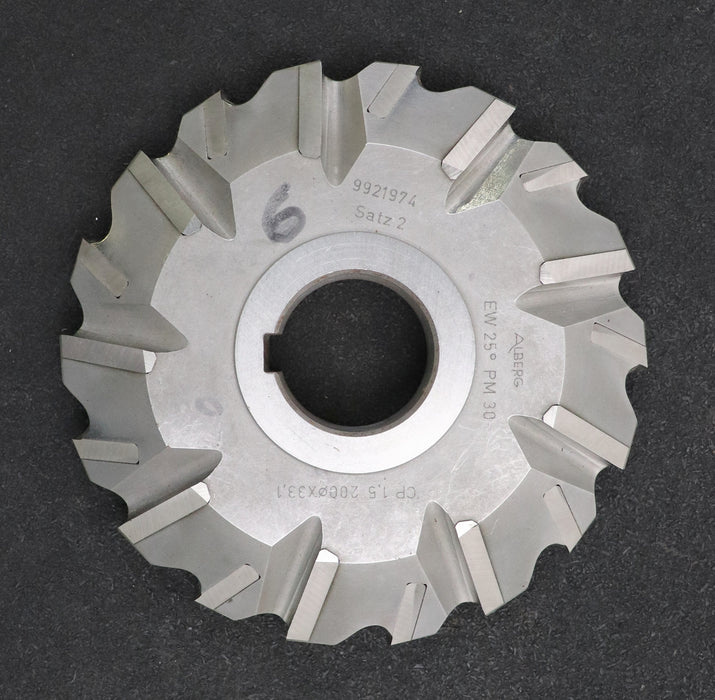 Bild des Artikels ALBERG-Zahnstangen-Formfräser-kreuzverzahnt-CP-1,5-Ø200x33,1Ø50mm