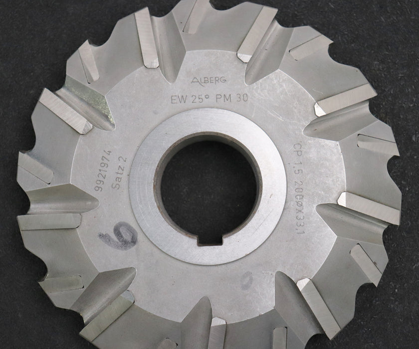 Bild des Artikels ALBERG-Zahnstangen-Formfräser-kreuzverzahnt-CP-1,5-Ø200x33,1Ø50mm