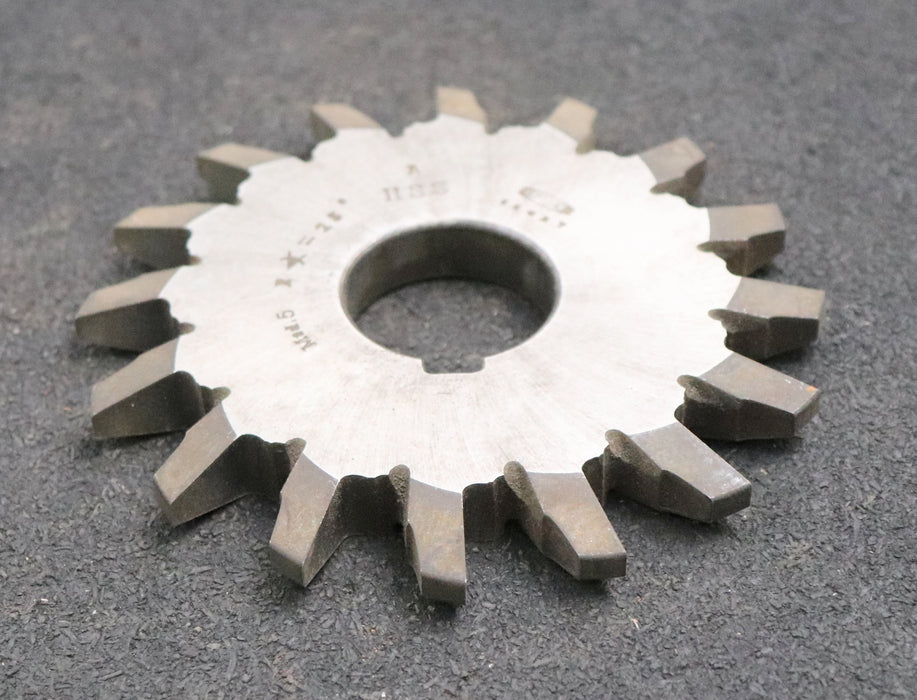 Bild des Artikels LEIMBACH-Zahnstangen-Formfräser-m=-5,0mm-15°EGW-Ø115x12xØ32mm