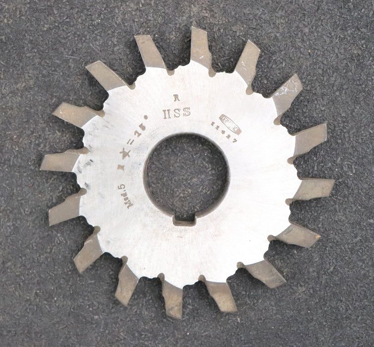 Bild des Artikels LEIMBACH-Zahnstangen-Formfräser-m=-5,0mm-15°EGW-Ø115x12xØ32mm