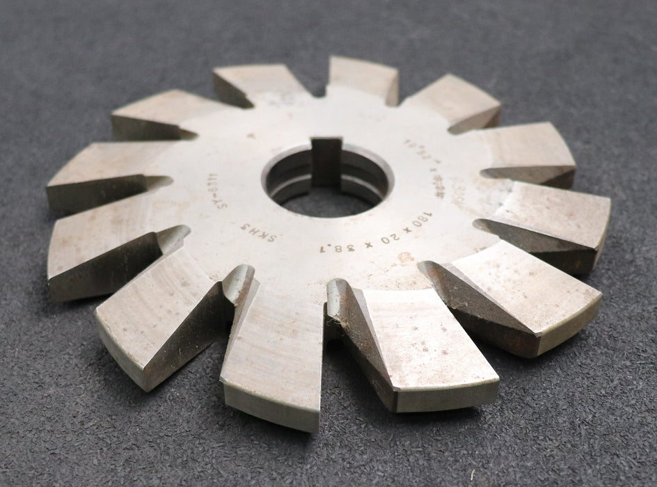 Bild des Artikels Zahnstangen-Formfräser-rack-milling-cutter-w=-9,305mm-19°52'-EGW-Ø180x20xØ38mm