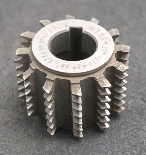 Bild des Artikels Zahnrad-Wälzfräser-gear-hob-m=-1,5mm-20°-EGW-Ø55x38xØ22mm-mit-LKN-1gg.-Rechts