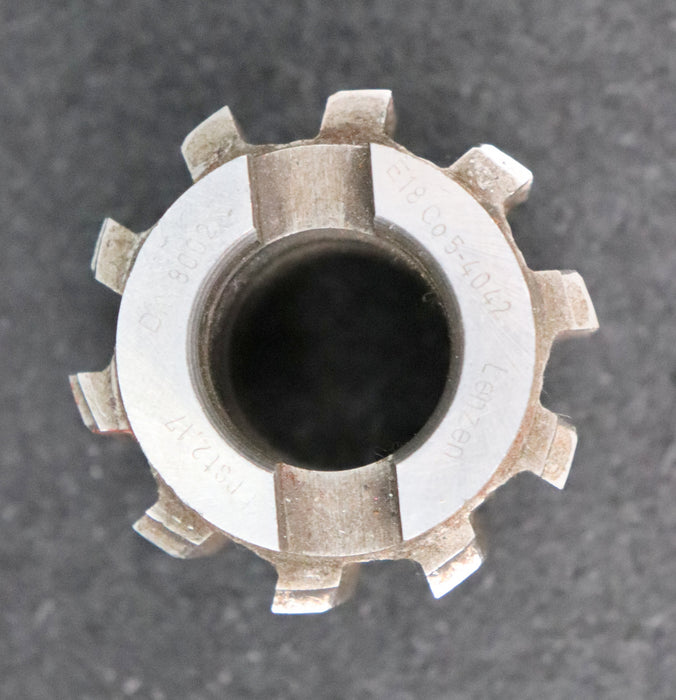 Bild des Artikels Zahnrad-Wälzfräser-gear-hob-m=-1,0mm-20°-EGW-Ø49x44xØ22mm-mit-Axialnut-