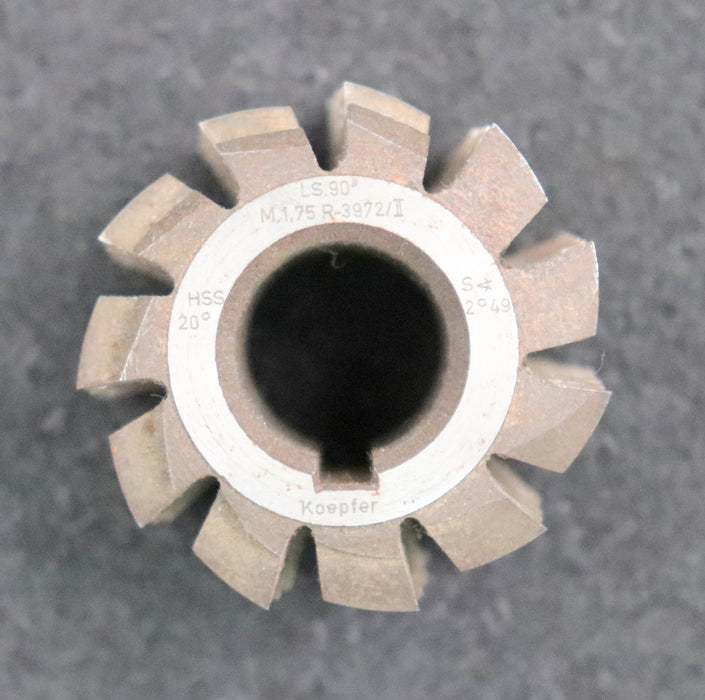 Bild des Artikels KOEPFER-Zahnrad-Wälzfräser-gear-hob-m=-1,75mm-20°-EGW-BP-II-nach-DIN3972