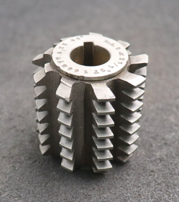 Bild des Artikels Zahnrad-Wälzfräser-gear-hob-m=-2,0mm-20°-EGW-Ø40x50xØ16mm-mit-LKN-1gg.-Rechts