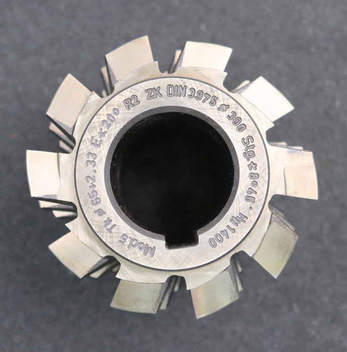 Bild des Artikels FETTE-Schneckenrad-Wälzfräser-worm-wheel-hob-m=-5,0-20°-EGW-TeilkreisØ-65+2,33