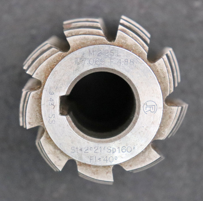 Bild des Artikels J.E.-REINECKER-Zahnrad-Wälzfräser-mit-tangentialem-Anschnitt-gear-hob-m=-2,25mm