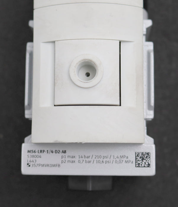 Bild des Artikels FESTO-Präzisions-Druckregel-Ventil-MS6-LRP-1/4-D2-A8-Mat.-Nr.538004-min.-1bar