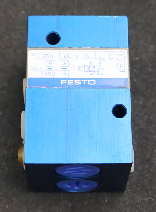 Bild des Artikels FESTO-Grundventilkörper-LC-4-1/4-Mat.-Nr.-3741-Betriebsdruck-max.-10bar
