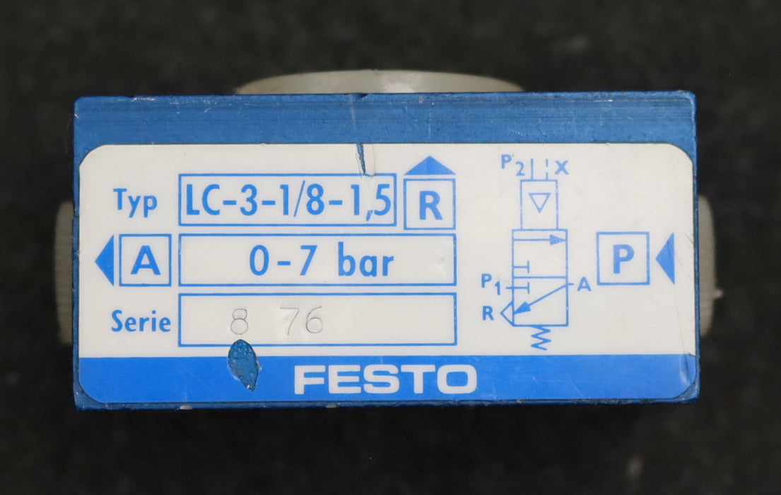 Bild des Artikels FESTO-Magnet-Ventil-3-1/8-1,5-Betriebsdruck-max.-7bar-pneumat.-Anschluss-G1/8"