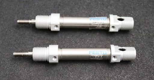Bild des Artikels FESTO-2x-Norm-Zylinder-DSN-12-25-P-Mat.-Nr.-5048-doppeltwirkend-KolbenØ-12mm