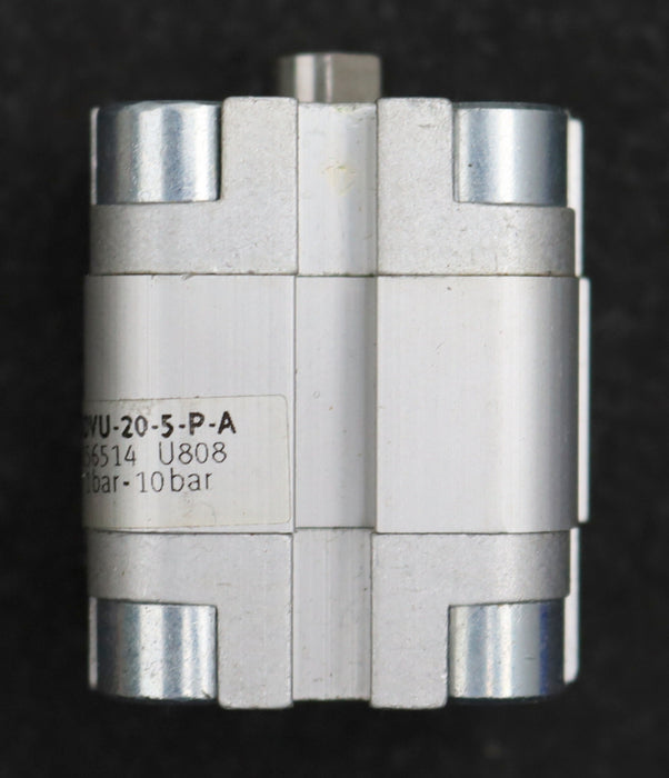 Bild des Artikels FESTO-2x-Kurzhub-Zylinder-ADVU-20-5-A-Mat-Nr.-156514-doppeltwirkend-KolbenØ-20mm
