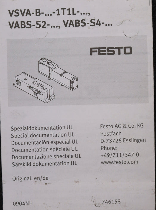Bild des Artikels FESTO-Magnet-Ventil-VSVA-B-M52-AZD-A2-1T1L-Mat.-Nr.-539184-5/2-monostabil