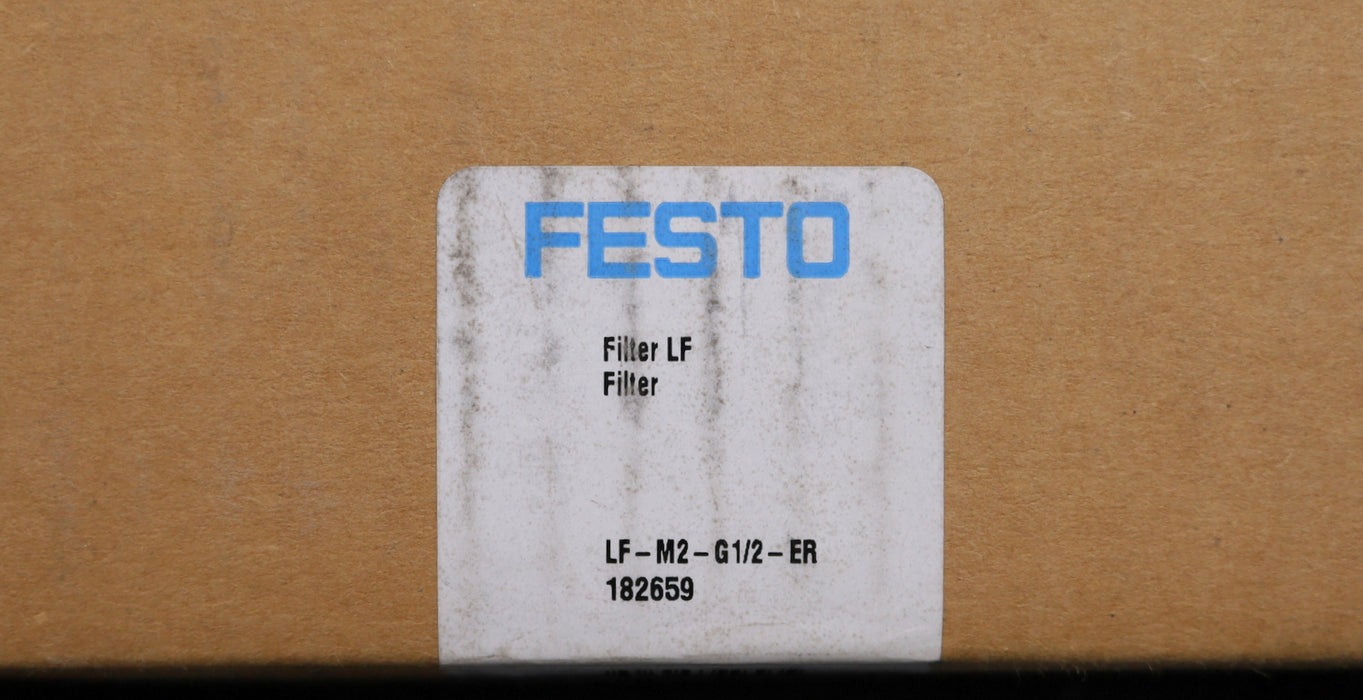 Bild des Artikels FESTO-Filter-LF-M2-G1/2-ER-Mat.-Nr.-182659-Nenndurchfluss-5900l/min-0-12bar
