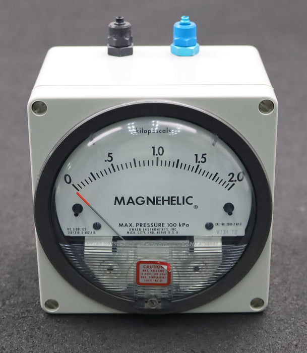 Bild des Artikels TECHMARK-MAGNEHELIC-Differenzdruckmesser-TM-200-2kPa-max.-100kPa-unbenutzt