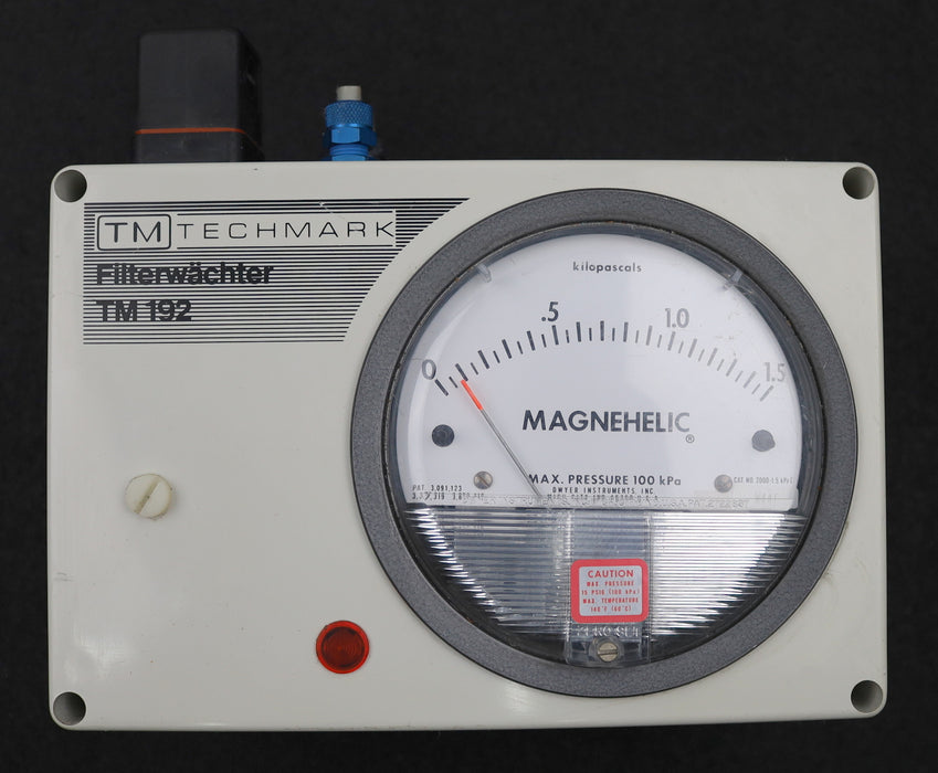 Bild des Artikels TECHMARK-MAGNEHELIC-Filterwächter-TM-192-15-Einstellbereich-0,35-1,4kPa-10A