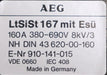 Bild des Artikels AEG-Sicherungslasttrennschalter-LtSiSt-167-E-Nr.-910-141-015-NH-DIN43620-00-160