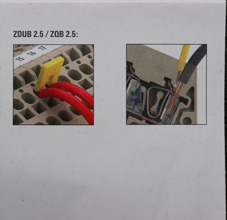 Bild des Artikels WEIDMÜLLER-103x-Querverbinder-ZQV-2,5/2-Art.Nr.-1608860000-unbenutzt-in-OVP