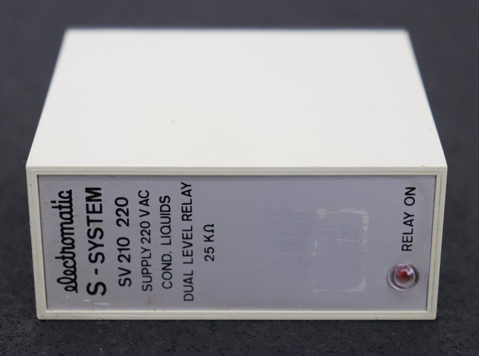 Bild des Artikels ELECTROMATIC-Zweistufiges-Relais-SV-210-220-220VAC-gebraucht
