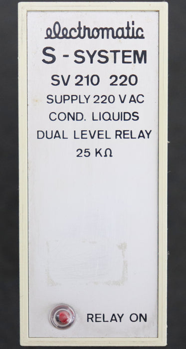 Bild des Artikels ELECTROMATIC-Zweistufiges-Relais-SV-210-220-220VAC-gebraucht