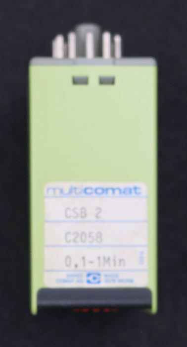 Bild des Artikels MULTICOMAT-Zeitrelais-CSB-2-5A-250VAC-Spulenspannung-24VDC/AC-unbenutzt
