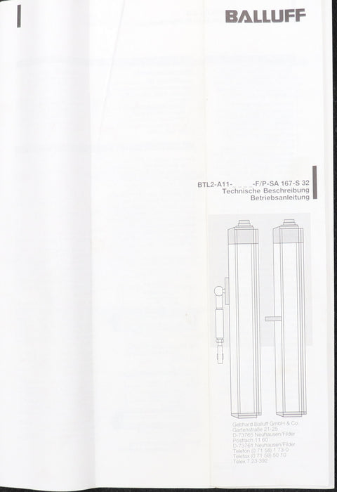 Bild des Artikels BALLUFF-MICROPULSE-Transsonar-Wegaufnehmer-BTL2-A11-1500-F-SA167-S32-783352