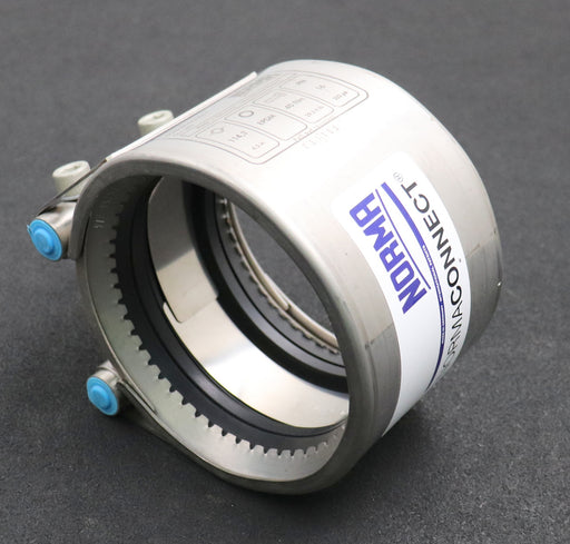 Bild des Artikels NORMA-NORMACONNECT-Rohrkupplung-GL1-W5-Ø-114,3mm-(4,5in)-40Nm-16PN-unbenutzt