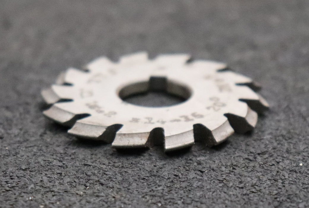 Bild des Artikels JAL-Zahnformfräser-gear-profile-cutter-m=-1mm-Nr-2-für-Zähnezahlbereich-Z=-14-16