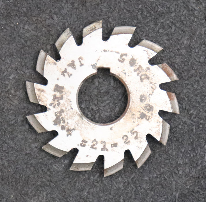 Bild des Artikels JAL-Zahnformfräser-gear-profile-cutter-m=-1mm-Nr-4-für-Zähnezahlbereich-Z=-21-25