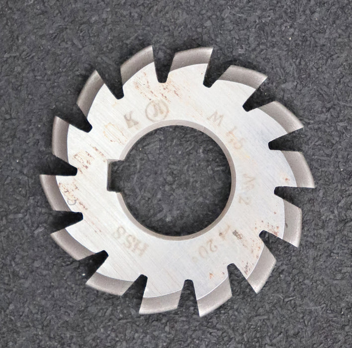 Bild des Artikels Zahnformfräser-gear-profile-cutter-m=-1,5mm-Nr.-2-für-Zähnezahlbereich-Z=-14-16
