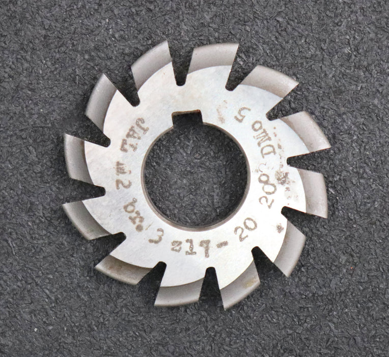 Bild des Artikels JAL-Zahnformfräser-gear-profile-cutter-m=-2mm-Nr-3-für-Zähnezahlbereich-Z=-17-20