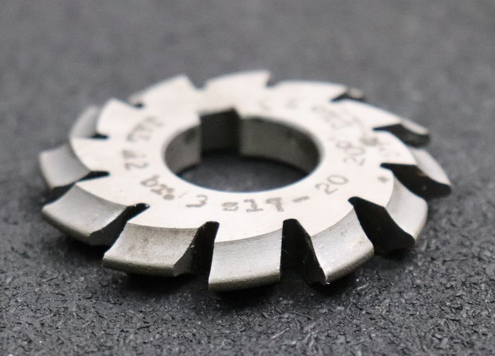 Bild des Artikels JAL-Zahnformfräser-gear-profile-cutter-m=-2mm-Nr-3-für-Zähnezahlbereich-Z=-17-20