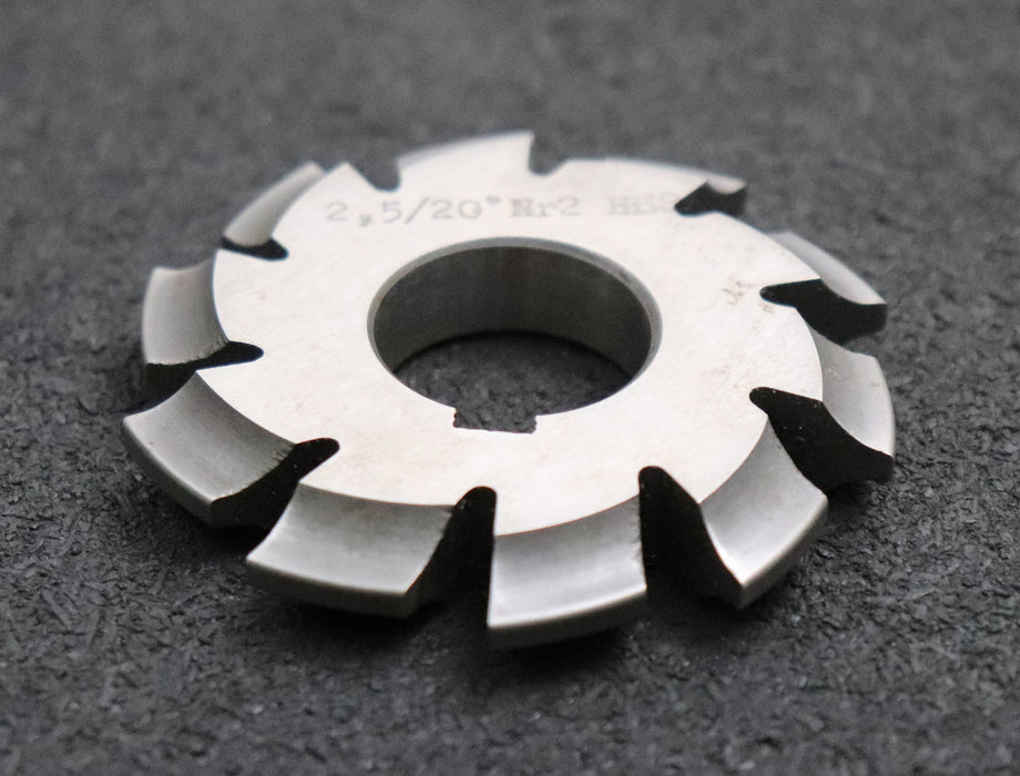 Bild des Artikels Zahnformfräser-gear-profile-cutter-m=-2,5mm-Nr.-2-Zähnezahlbereich-Z=-14-16