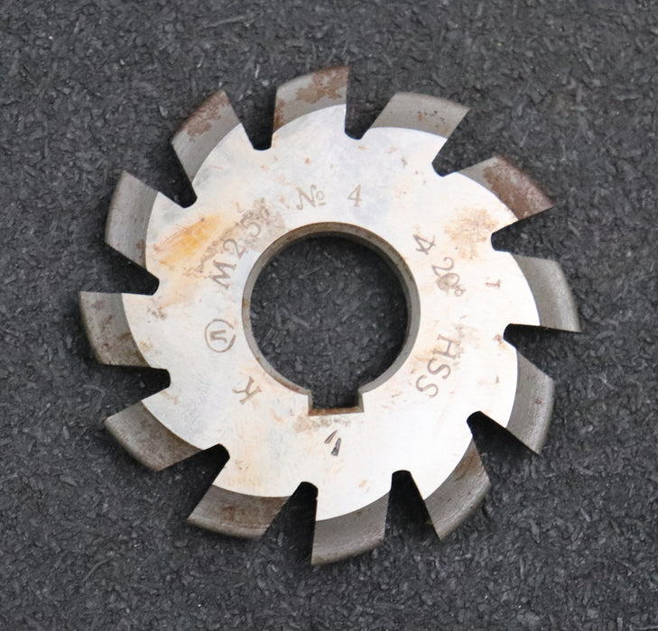 Bild des Artikels Zahnformfräser-gear-profile-cutter-m=-2,5mm-Nr.-4-für-Zähnezahlbereich-Z=-21-25