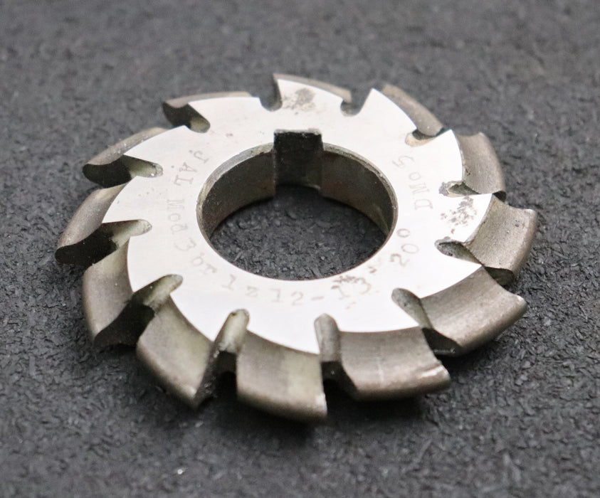 Bild des Artikels JAL-Zahnformfräser-gear-profile-cutter-m=-3mm-Nr.-1-Zähnezahlbereich-Z=-12-13