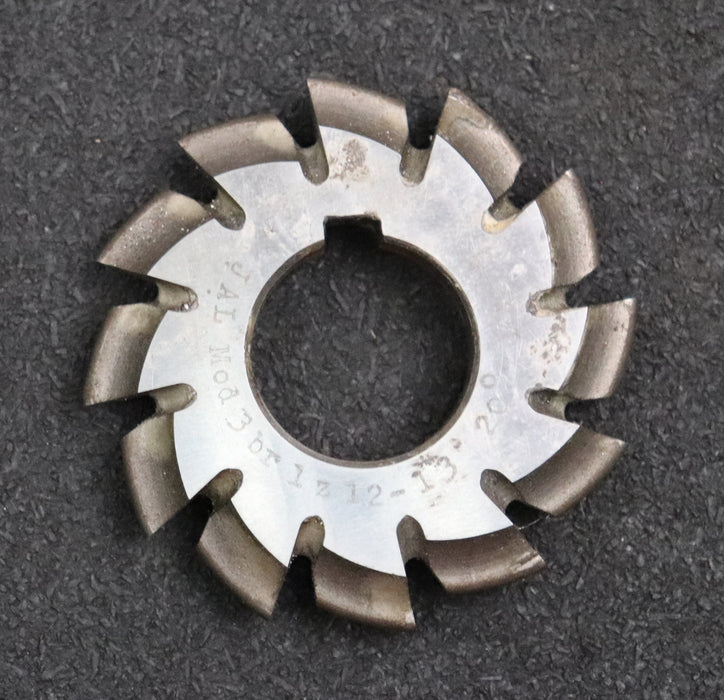 Bild des Artikels JAL-Zahnformfräser-gear-profile-cutter-m=-3mm-Nr.-1-Zähnezahlbereich-Z=-12-13