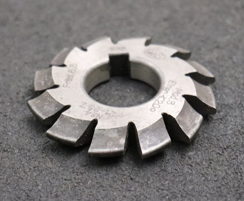 Bild des Artikels PWS-Zahnformfräser-gear-profile-cutter-m=-3mm-Nr.-3-Zähnezahlbereich-Z=-17-20