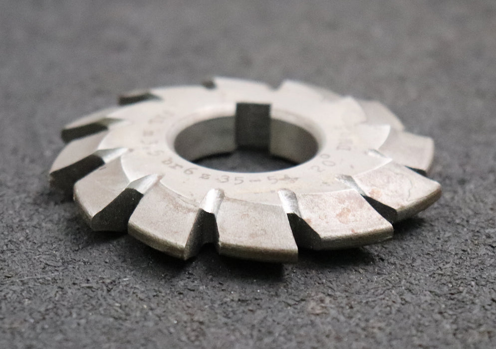 Bild des Artikels JAL-Zahnformfräser-gear-profile-cutter-m=-3,5mm-Nr.-6-Zähnezahlbereich-Z=-35-54
