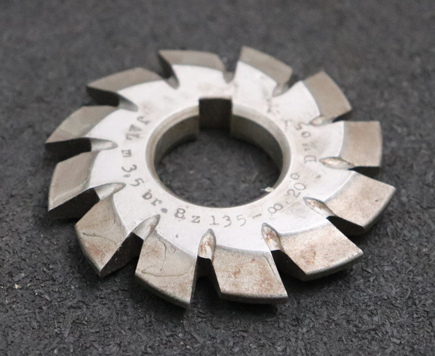 Bild des Artikels JAL-Zahnformfräser-gear-profile-cutter-m=-3,5mm-Nr.-8-Zähnezahlbereich-Z=-135-00