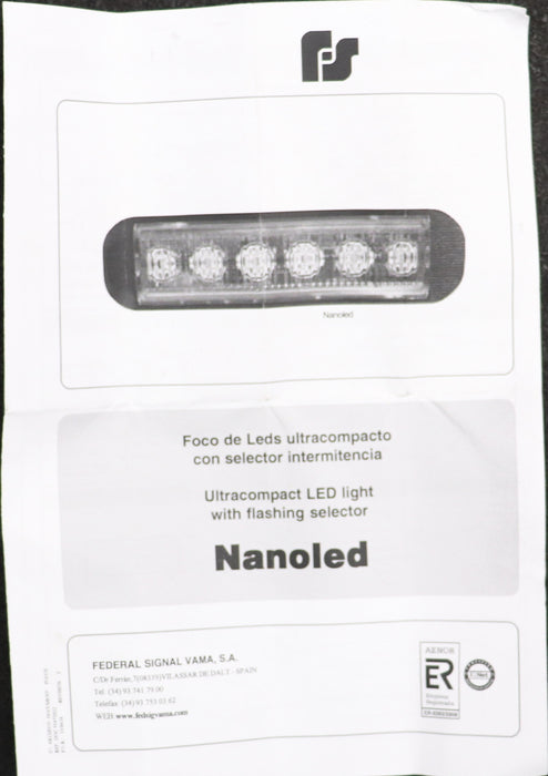 Bild des Artikels NANOLED-LED-Frontblitzer-Ref.:-2010717-Rote-LED's-10-30V-unbenutzt-in-OVP