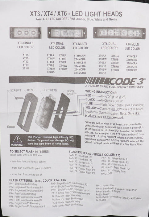 Bild des Artikels CODE-LED-Modul-Blitzmodul-Typ-XT4-DUAL-BB-12V/24V-unbenutzt-in-OVP