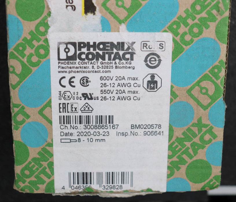 Bild des Artikels PHOENIX-CONTACT-30x-Durchgangsklemmen-blau-Typ-PT-2,5-TWIN-BU-Best.Nr.-3209552