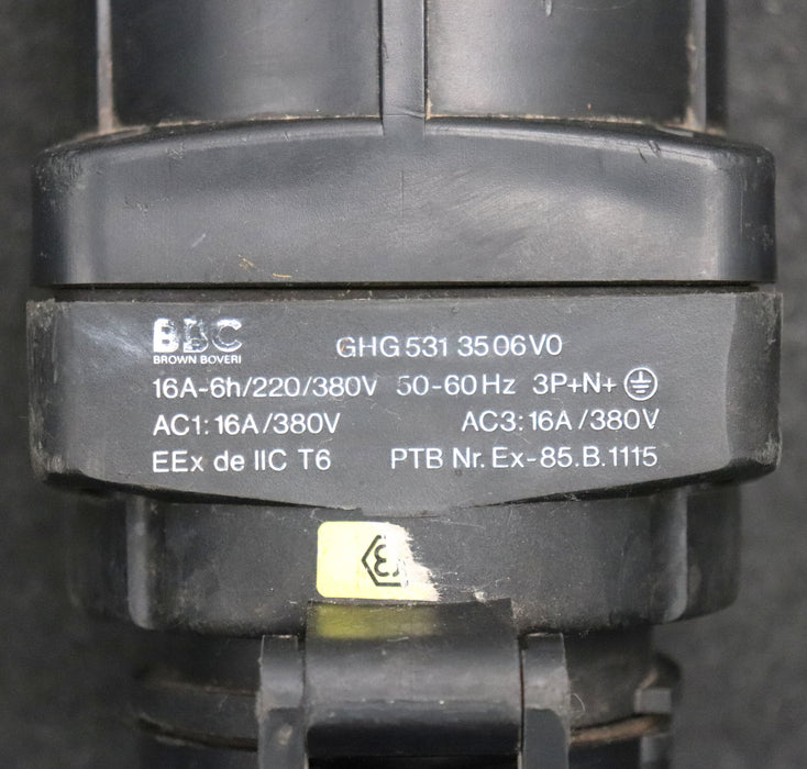 Bild des Artikels BBC-Kupplungsdose-GHG-531-3506-V0-5-Polig-Female-16A-220/380V-50/60Hz-gebraucht