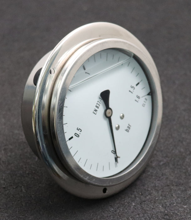 Bild des Artikels WIKA-Glyzerin-Manometer-A12F00679-1,6bar-Anschluss-waagerecht-G-1/2"-Ø-130mm