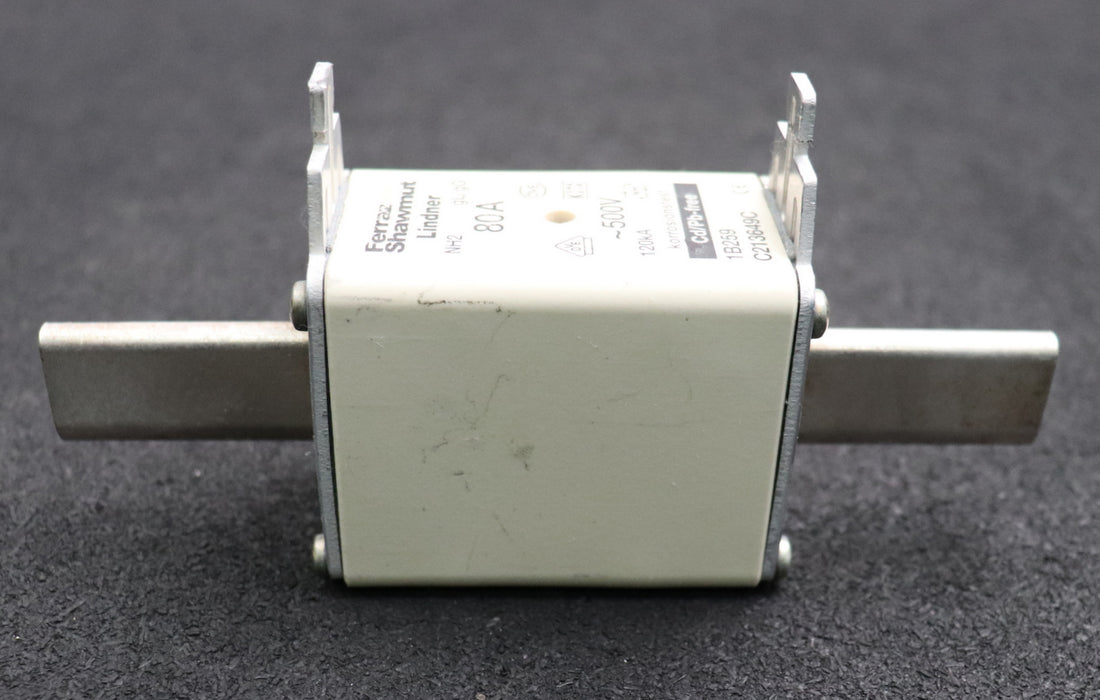 Bild des Artikels FERRAZ-SHAWMUT/LINDNER-3x-Sicherungseinsatz-fuse-link-NH2GG50V80-NH2-80A-500VAC