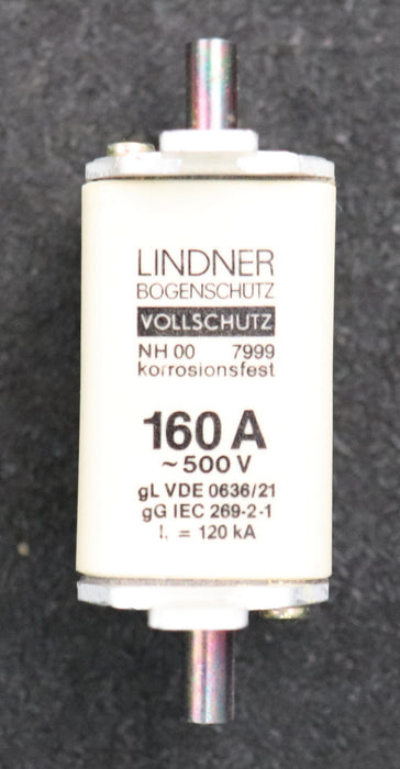 Bild des Artikels LINDNER-2x-Sicherungseinsatz-fuse-link-Art.Nr.-7999.1607-160A-500VAC-gL-gG