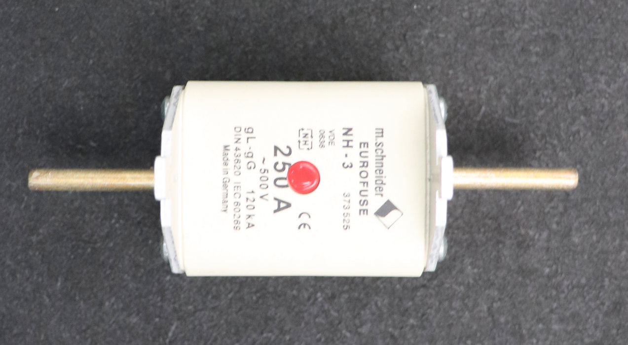 Bild des Artikels M.SCHNEIDER-EUROFUSE-3x-Sicherungseinsatz-fuse-link-Art.Nr.-373525-Gr.-3C-MM